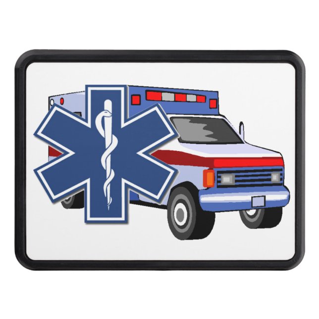 EMS Ambulance Trailer Hitch Cover (Front)