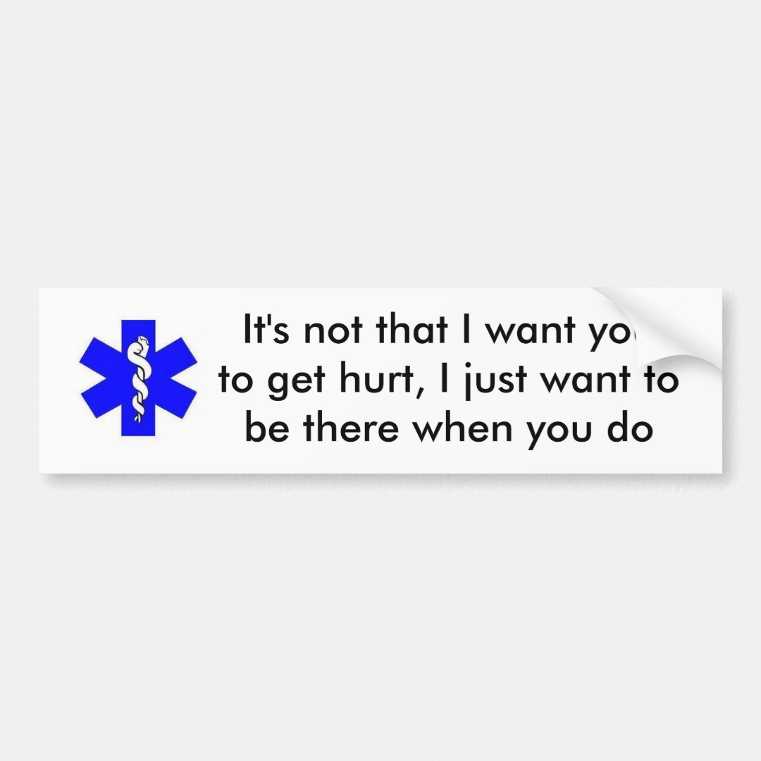 EMS Bumper Sticker Zazzle
