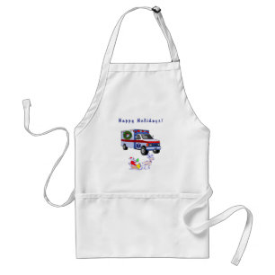 EMS Christmas Gifts Adult Apron