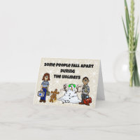 EMS Christmas Thank You Card