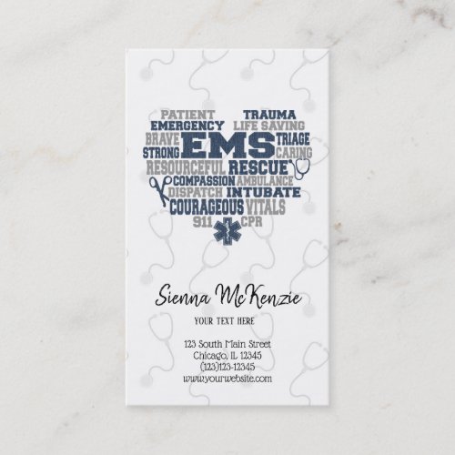 EMS Denim texture Business Card