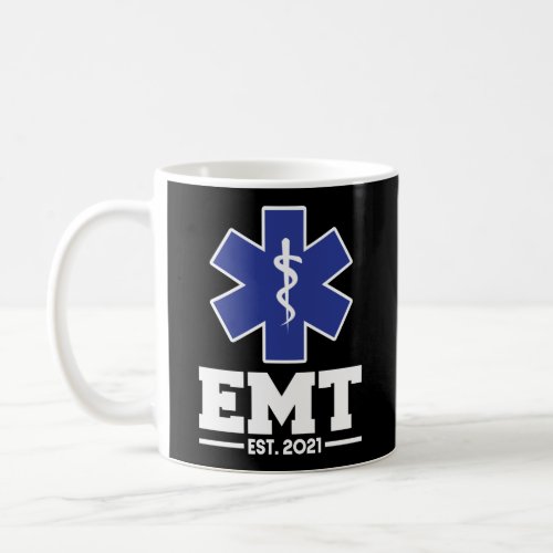 EMS Emergency EMT Est 2021 Student Graduation Coffee Mug