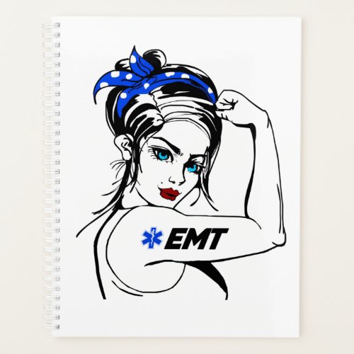 EMS Emergency EMT Rosie The Riveter Planner