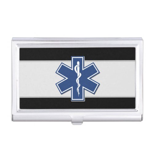 EMS Emergency Logo  Business Card Case