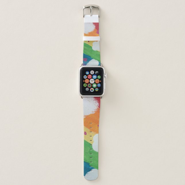 EMS Emergency Logo  Card Apple Watch Band (Front)