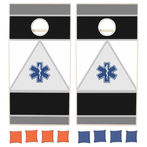 EMS Emergency Logo Cornhole Set