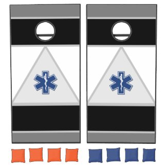 Personalized Cornhole Games With EMS Themes