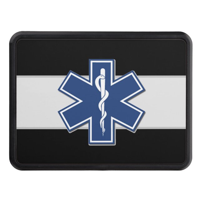 EMS Emergency Logo    Hitch Cover (Front)