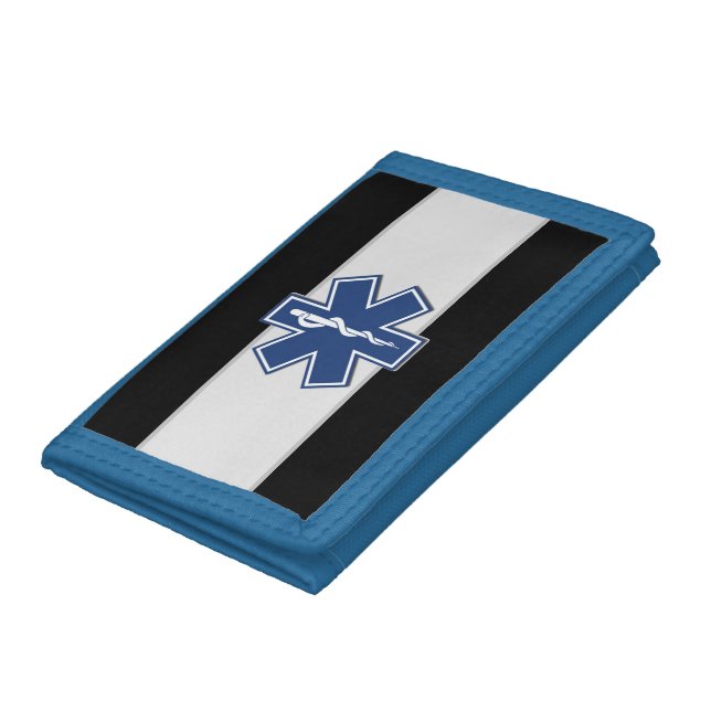EMS Emergency Logo  Trifold Wallet (Bottom)