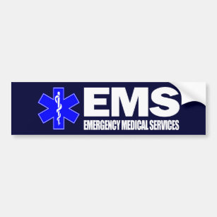 EMS -Emergency Medical Services Bumper Sticker