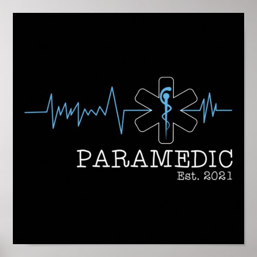 EMS Emergency Paramedic Est 2021 Student Poster