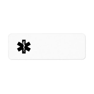 EMS Emergency Stars Label