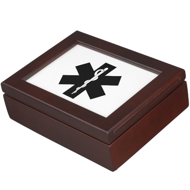 EMS EMT and Paramedic Gifts Keepsake Box (Side)