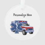 Ems Emt Paramedic Ambulance Ornament at Zazzle