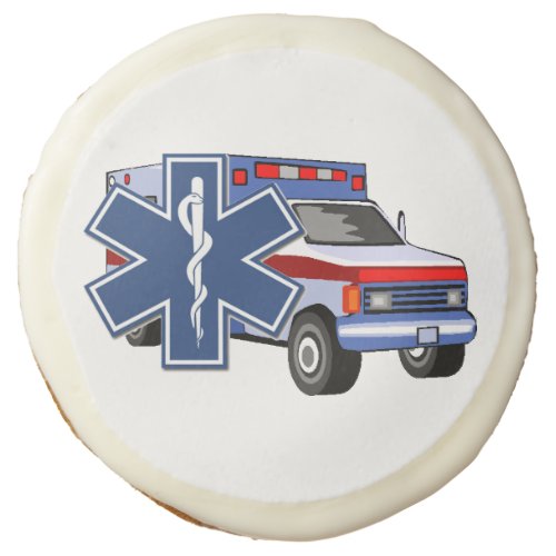 EMS EMT Paramedic Ambulance Sugar Cookie
