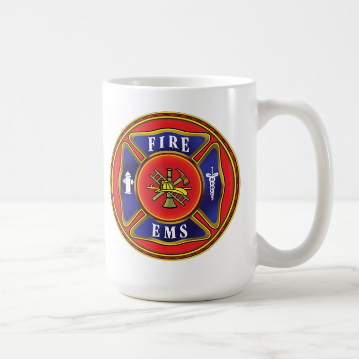 Ems Firefighter sign Mugs