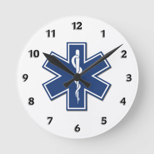 EMS Gifts Round Clock
