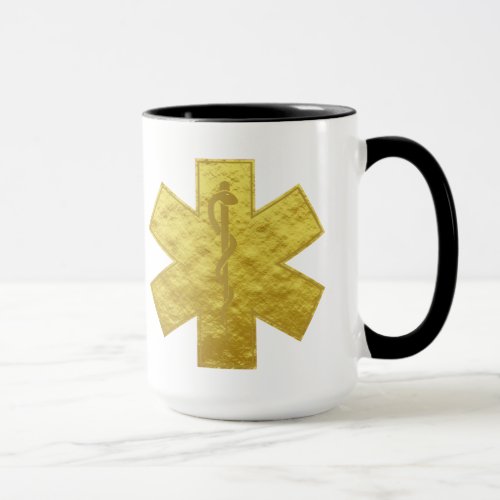 EMS Golden Star of Life Icon Mug