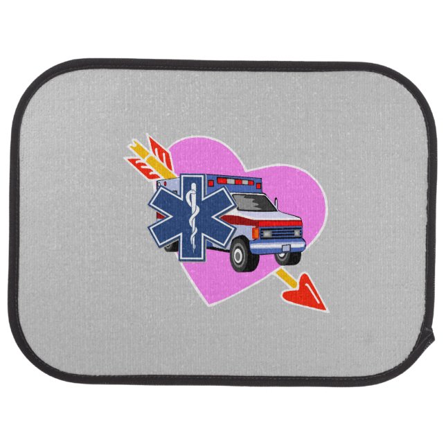 EMS Heart of Care Car Mat (Rear)