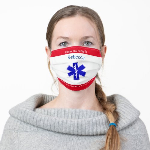 EMS Star Life Symbol Adult Cloth Face Mask