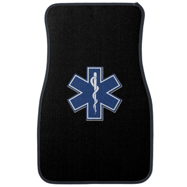 EMS Star Of Life Car Floor Mat (Front)