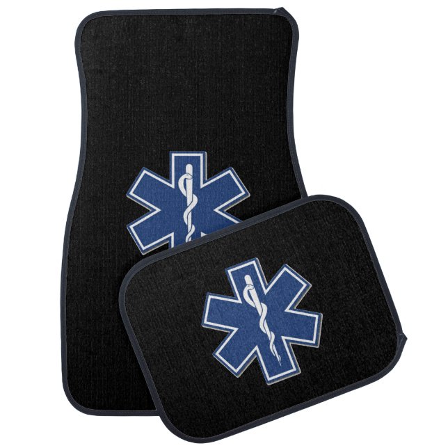 EMS Star Of Life Car Mat (Set)