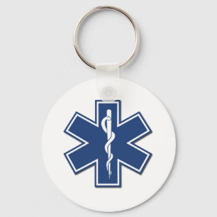 EMS Star of Life Keychain