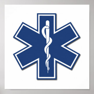 EMS Star of Life Poster
