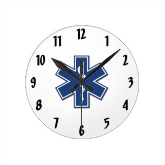 EMS EMT Paramedic Wall Clocks