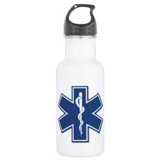 EMS Star of Life Stainless Steel Water Bottle