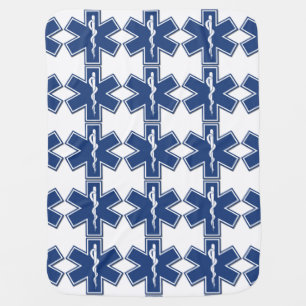EMS Star Of Life Swaddle Blanket
