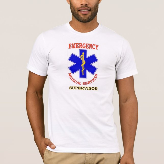 EMS SUPERVISOR T-Shirt (Front)