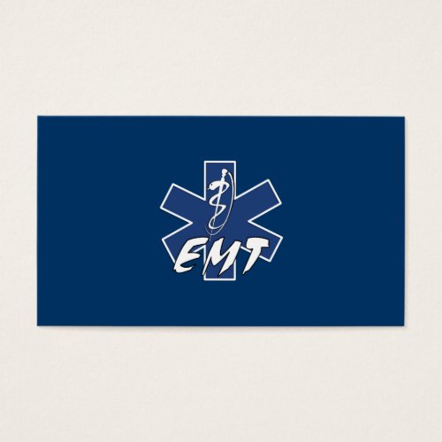 EMT Active Star of Life Business Card Templates