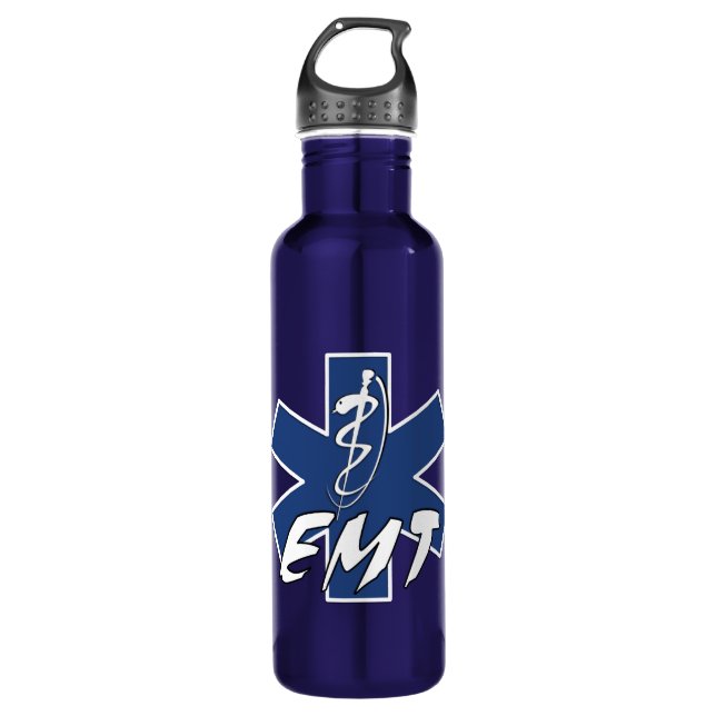EMT Active Star Stainless Steel Water Bottle (Front)