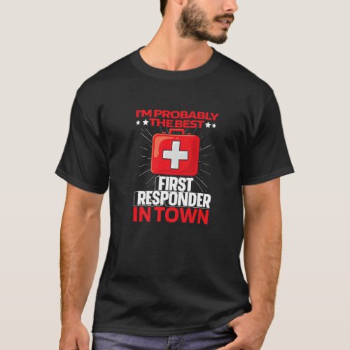 Emt Aid Kit Ems  Ambulance Police Paramedic First  T_Shirt