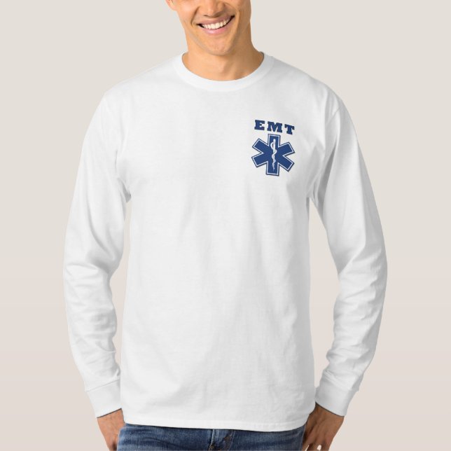 EMT and EMS Star of Life Shirts (Front)