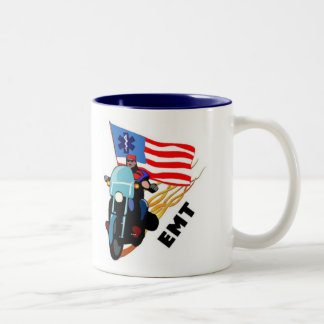 EMT Biker Two-Tone Coffee Mug