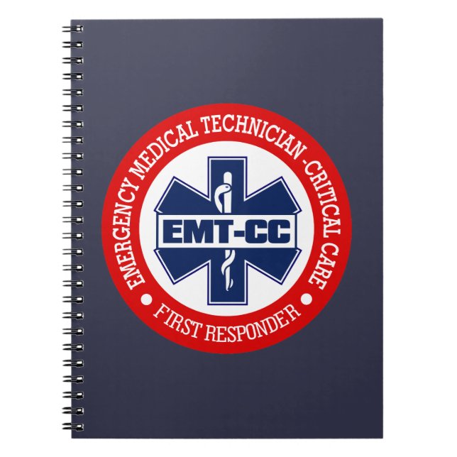 EMT-CC (Emergency Medical Tech -Critical Care) Notebook (Front)
