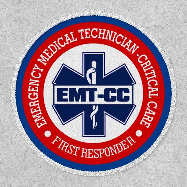 EMT-CC (Emergency Medical Tech -Critical Care) Patch (Front)