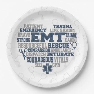 EMT Denim texture Paper Plates