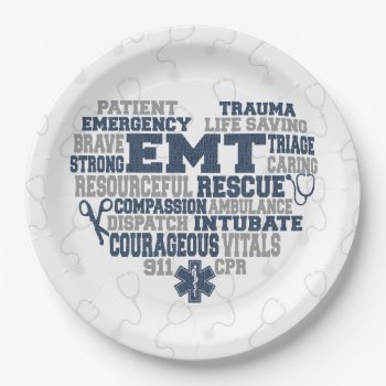 Emt Denim Texture Paper Plates by graphicdesign at Zazzle