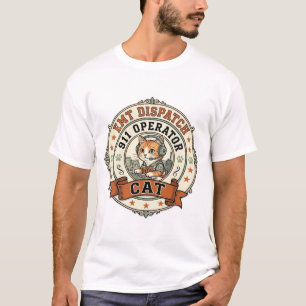 EMT Dispatch 911 Operator Cat EMT Dispatch 911 Ope T-Shirt