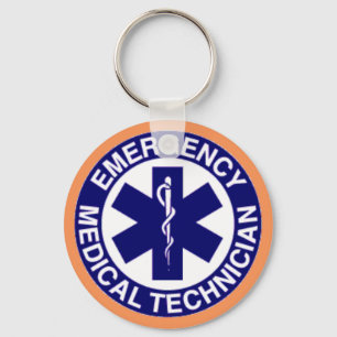 EMT Emergency Medical Technician Keychain