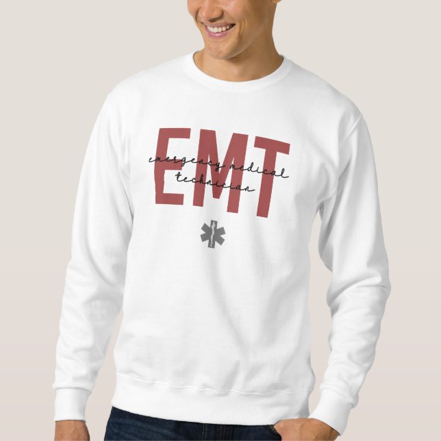 EMT Emergency Medical Technician Sweatshirt (Front)