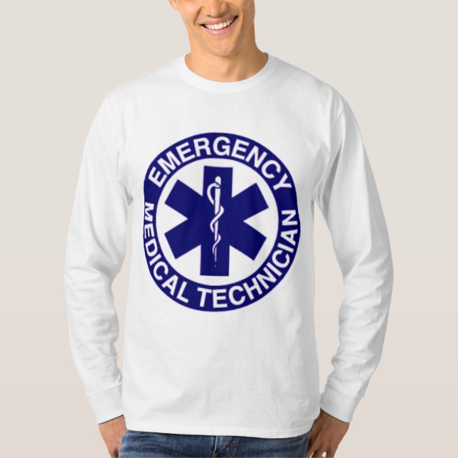 EMT Emergency Medical Technician T-Shirt (Front)