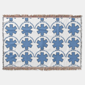 EMT Emergency Medical Technician Throw Blanket