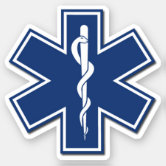 2xCompressed Gas Vehicle STICKER-Ambulance,Paramedic First Responder Medic Diver 