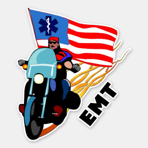 EMT EMS Paramedic First Responders Sticker