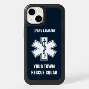EMT EMS Paramedic Name and Squad OtterBox iPhone 14 Case