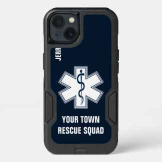 EMT EMS Paramedic Name and Squad iPhone 13 Case